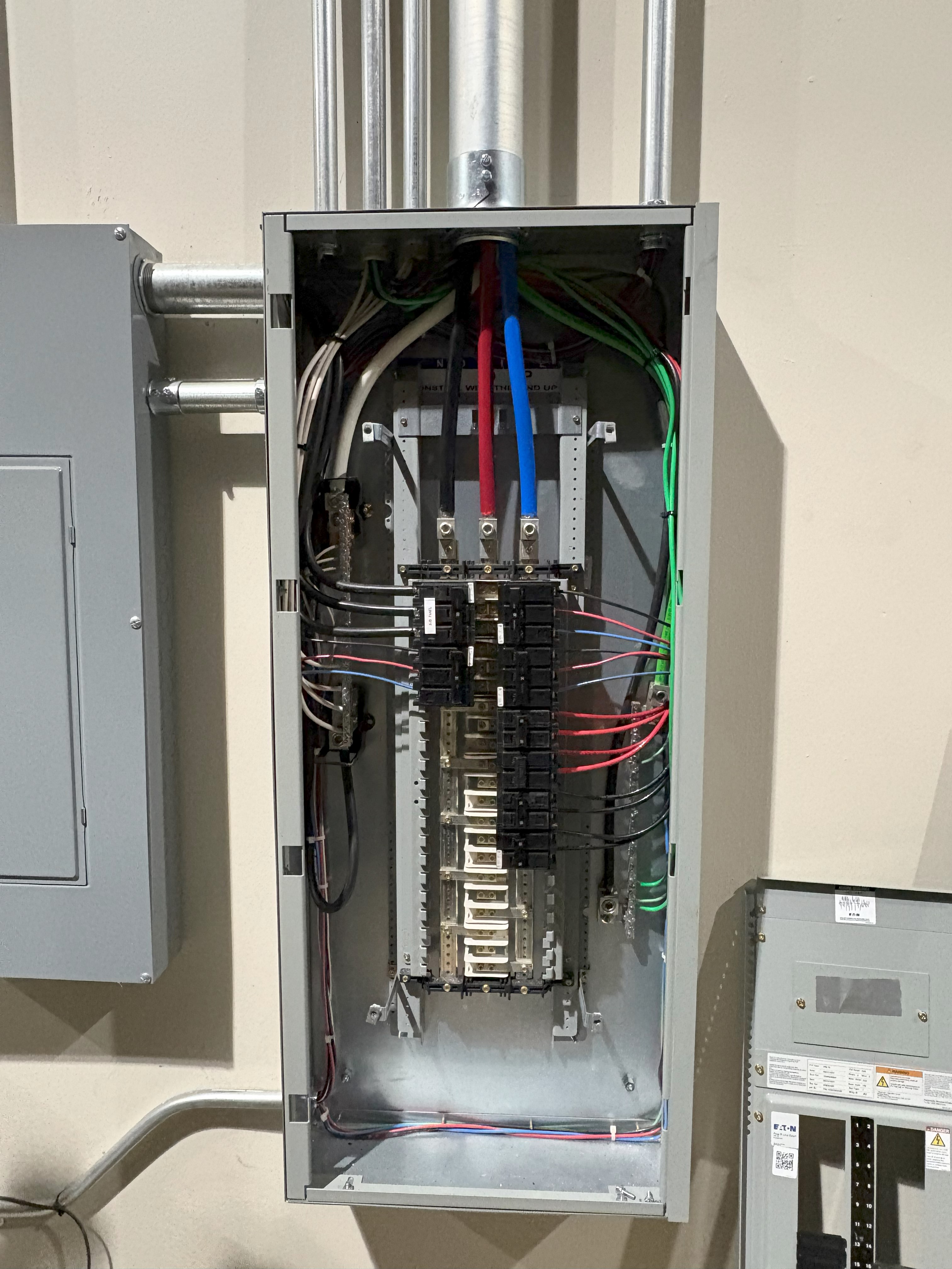 Electrical panel installation and maintenance